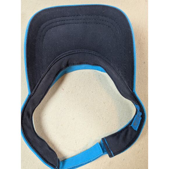 Costa Del Mar Blue Embroidered Logo Strapback Visor Cap Hat Golf Beach Sun Visor - Picture 5 of 7